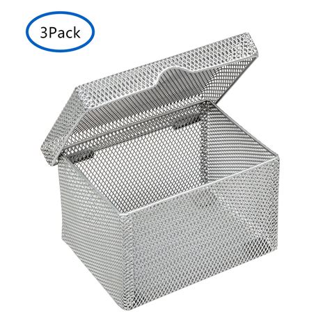 wire mesh box with lid